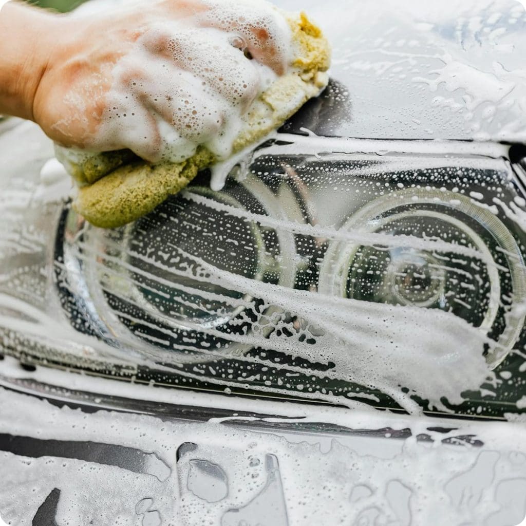 Car Grooming 3 head light cleaning min