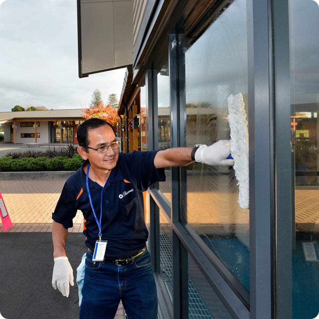 Builders Clean 3 post cleaning window cleaning