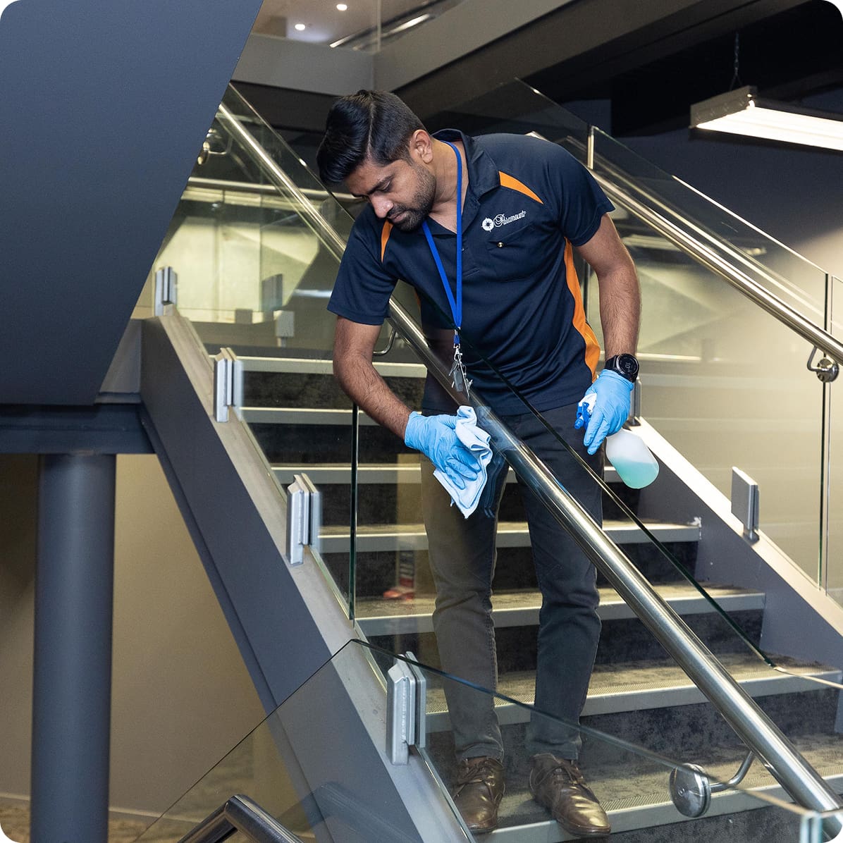 Buying a Cleaning Business 6 man cleaning glass